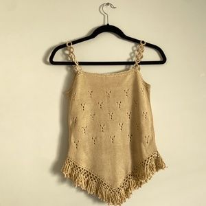 golden knit top